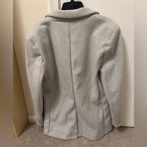 Calvin Klein, M, Light Gray, Brand New Overcoat - Picture 2 of 2